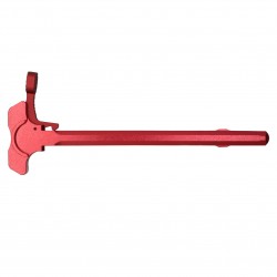 AR-15 Battle Hammer Charging Handle Assembly w/ Oversized Latch -Red